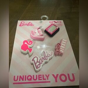 Barbie Crocs Jibbitz Barbie 5 Pack of shoe charms new croc charms